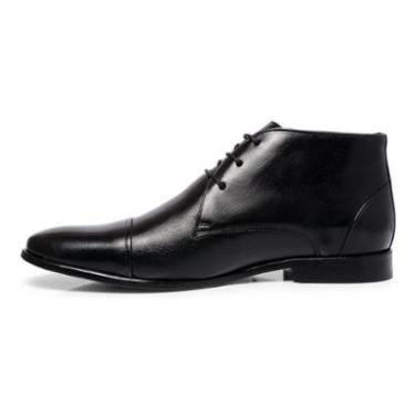 Imagem de Sapato Social Turunelli Couro Legitimo Bota Cano Alto Masculino-Masculino