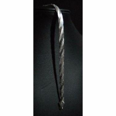 Imagem de Pulseira Trançada Italiana Feminina 3 Fios Em Prata 925 - DR Joias