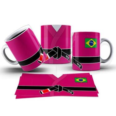 Imagem de Caneca 325ml Kimono Jiu-Jitsu Artes Maciais Luta - LARANJA E MIMOS, RO