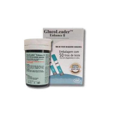 Imagem de Tiras Reagentes de glicose glucoleader c/50 Unidade