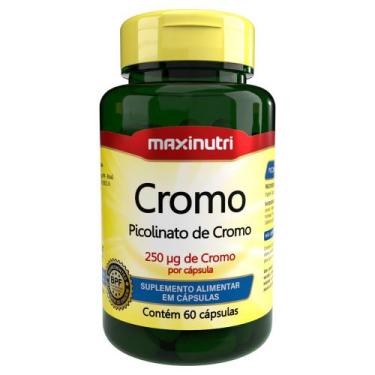 Imagem de Cromo Picolinato de Cromo 100% IDR 60 Cápsulas - Maxinutri