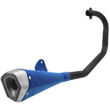 Imagem de Escapamento Pro Tork Serie S Fan e Cg Start 160 2015 À 2023 Curva Pret