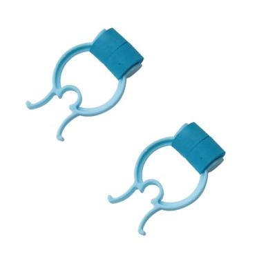 Imagem de Ruwado 2 peças de clipes de nariz para esponja de natação protetor de nariz grande de plástico para adultos, treinamento, esportes aquáticos, atividades ao ar livre, acessórios de piscina, suprimentos