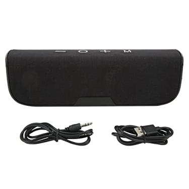 Imagem de Alto-falante Sem Fio, 10W IPX5 à Prova D'água Barra de Som FM AUX 3000mAh Microfone Embutido Alto-falante Portátil para Acampamento Ao Ar Livre Em Casa (Preto Cinza)
