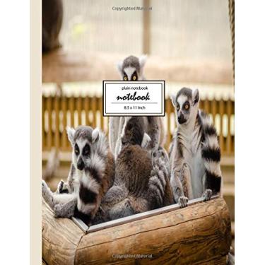 Imagem de Notebook: Unruled/Unlined/Plain Notebook/Sketchbook/Composition - (8.5 x 11 inches) Large - 110 Pages - Limur