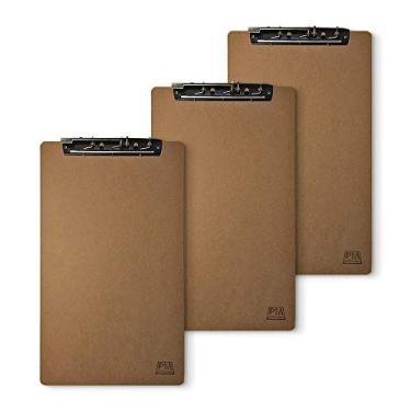 Imagem de Papel Merlin Ledger Clipboard 19,4" x 11,6" - MDF 11x17 Clipboard com grande clipe espaço de escrita extra para o seu papel (pacote com 3)