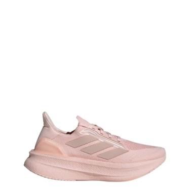 Imagem de adidas Tênis de corrida feminino Ultraboost 5X, Sandy Pink/Sandy Pink Met./Cloud Whi, 41