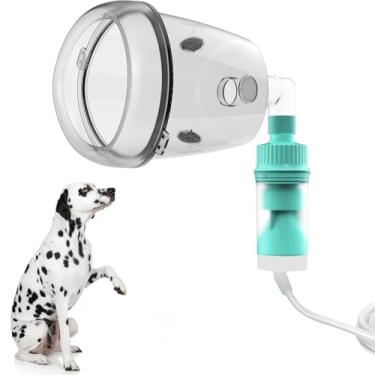 Imagem de STARSUM Copo nebulizador e máscara inaladora para cães, máscara de oxigênio para cães grandes (dispositivo nebulizador não incluído) (L)