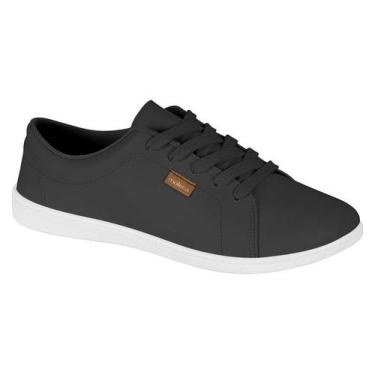 Imagem de Tenis Feminino Moleca Casual Basico Conforto Trabalho, Preto
