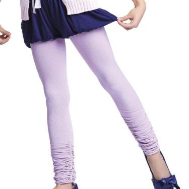Imagem de Legging Infantil Fio 80 Trifil W06752 Brilho de Lurex, Rosa, G