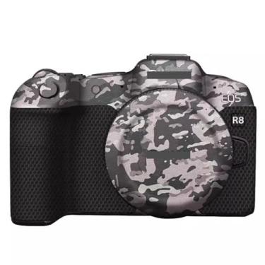 Imagem de Película protetora de vinil para câmera mirrorless com textura premium ultrafina para Canon EOS R8 EOSR8 (Camuflagem de campo)