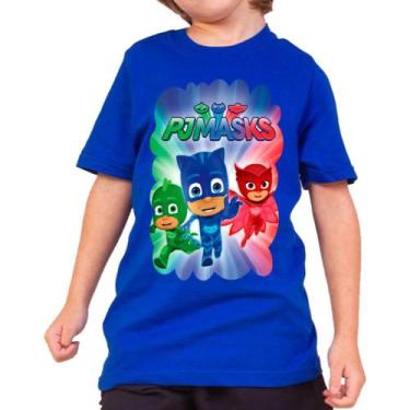 Imagem de Camiseta infantil e Adulto PJ mask Blusa Unissex 100% - loja dinka, 8