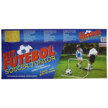 Imagem de Kit Futebol Kitsport Infantil Branco - KIT SPORT, Branco, Único