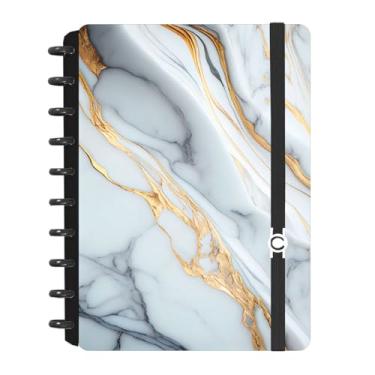 Imagem de Caderno Criativo Marmore Calatta A4/A5 Disco Inteligente (Grande A4)