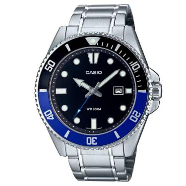 Imagem de Relógio CASIO masculino analógico prata MDV-107D-1A2VDF