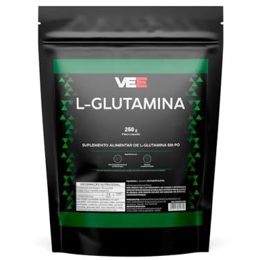 Imagem de L-Glutamine Pura 5000mg 100% Glutamina em Pó Pure Aminoacido Premium Sem Sabor Refil Pouch 250g Importada Isolada Natural Rende 50 Porções - VEE