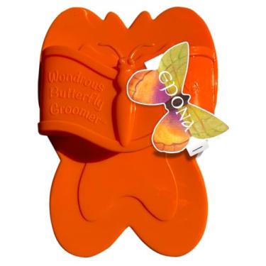 Imagem de Epona Wondrous Butterfly Groomer Ferramenta de cuidados com cavalos (laranja)