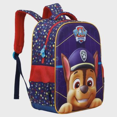Imagem de Mochila escolar costa infantil 3D relevo Patrulha Canina Xeryus