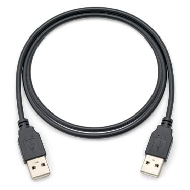 Imagem de Cabo USB para USB de 90 cm - Cabo USB 2.0 BesCable A macho para macho - Preto para transferência de dados de discos rígidos, impressoras, modems, câmeras e mais!