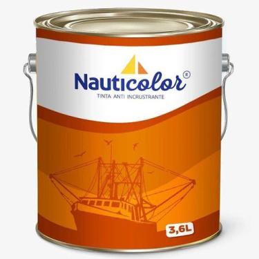 Imagem de Tinta anti-incrustante envenenada vermelha 3,6l lancha barco - Nautico
