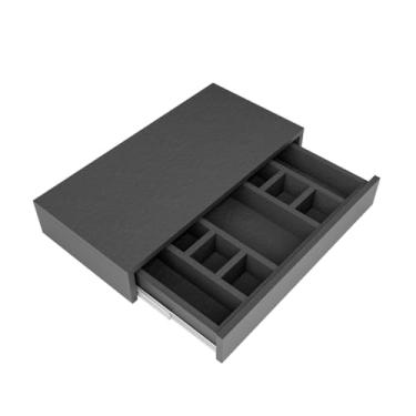 Imagem de Gaveta Penteadeira Suspensa com Divisória Quarto/Closet/Salão de beleza(PRETO)