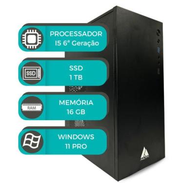 Imagem de Computador Multipc I5 6ª Geração SSD 1TB Nvme 16GB Win11 Pro