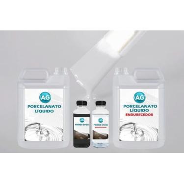 Imagem de Kit Porcelanato Líquido Telecinza AG - RAL7047 por M² - Resinas ag, 20