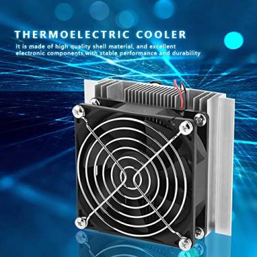 Imagem de Akozon 12V Termoelétrico Peltier Semicondutor Placa de Resfriamento Refrigerador Com Ventilador para Mini Geladeira e Ar Condicionado DIY