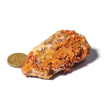 Imagem de Vanadinita na Base de Laterita Pedra Natural 50 a 100g TipoB - Cristai