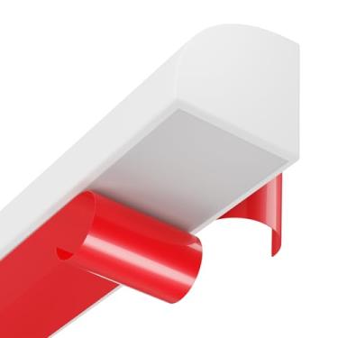 Imagem de Moldagem flexível de um quarto redondo, descasque e cole, acabamento de moldagem de canto, moldagem de borda de borracha impermeável acabamento quadrilateral para bancadas de canto de parede, 0,7 ×