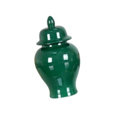Imagem de Generic Vaso de cerâmica porcelana Ginger Jar Tank de armazenamento chinesa Mesa central peças central