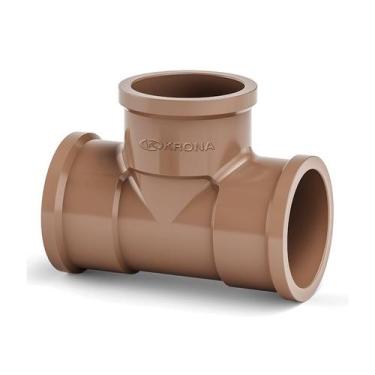 Imagem de Conexão 3/4 25mm PVC Soldável Água - Krona/Víqua, Tê-90graus