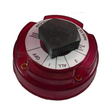 Imagem de Chave Geral Seletora Para 2 Baterias Nautica Universal 6/32V - Abrolho