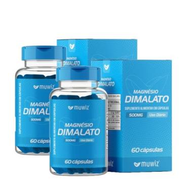 Imagem de Magnesio Dimalato 500mg - 60 Capsulas 2 Unidades