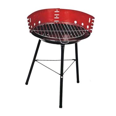 Imagem de Generic Churrasqueira a carvão, tripé estável, pequeno, portátil, multifuncional, redondo, fogão para áreas externas, jardim, festa,