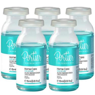 Imagem de Kit C/5 Portier Semi de Lino Ampola de 15ml - Portier Cosméticos