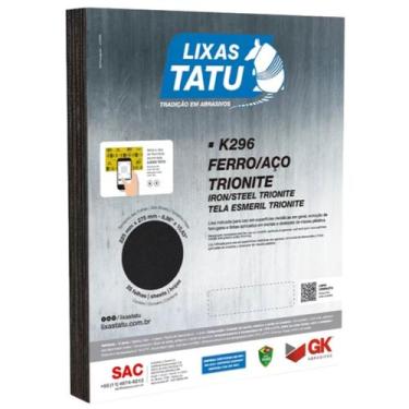 Imagem de Lixa Ferro/Aço Trionite Tatu 25 Unid - LIXAS TATU