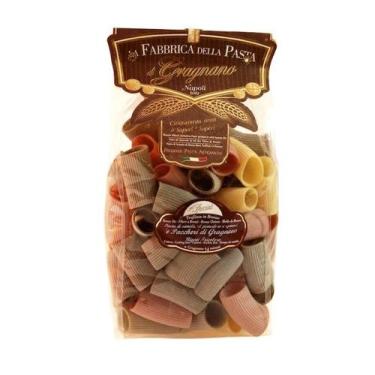 Imagem de Macarrão Paccheri di Gragnano Rigati Tricolori 500g