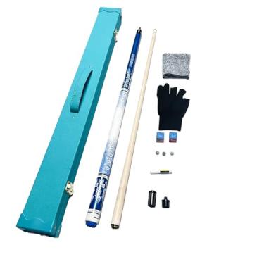 Imagem de Taco de Sinuca Profissional 1/2 Estrutura em Madeira de Bordo Canadense 147 cm (58 pol.) Cabeça 10/11.5/13 mm (C Tacos de bilhar e acessórios+ barril box, 10mm)