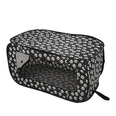 Imagem de Tenda de Cães, Cães Dobráveis ​​Crates de Tenda de Gaiola Caixas de Cachorro Canil Chaypen Chaypen Canil Kennel Interno Viagens Ao Ar Livre Acampar para Animais Pequenos, 34.3x16.5x17.7in