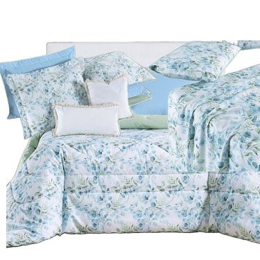 Imagem de Kit Coordenado Edredom, Cobre Leito E Lençol Sensuale Super King Forest 8 Peças - 80% Algodão, 20% Poliéster