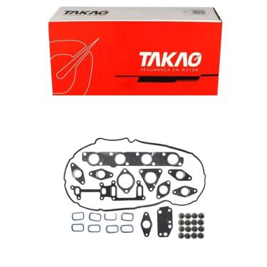 Imagem de Junta Superior S/ Cabeçote C/ Retentores (Jg) Transit 2.4 16V 2008 A 2011 - Takao Jsscrfo24D