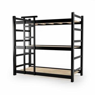 Imagem de Treliche De Madeira Maciça 5 X 9 Cor Preto - M.b Móveis