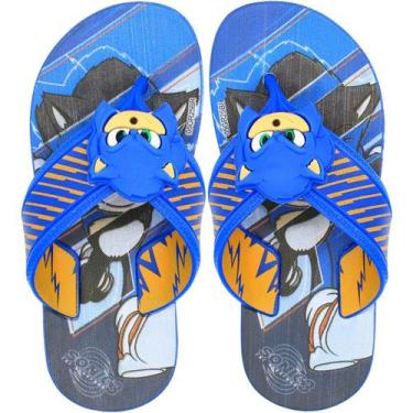 Imagem de Chinelo De Dedo Infantil Sonic The Hedgehog Way Super Flop Menino - Gr