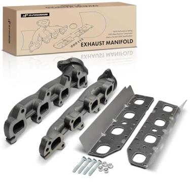 Imagem de A-Premium Kit de coletor de escape esquerdo e direito, com parafusos de porcas de vedação [V8 5.7L], compatível com Dodge Ram 1500 2009-2012, Ram 2500 2009-2013, Ram 3500 2009-2012, Durango & Chrysler
