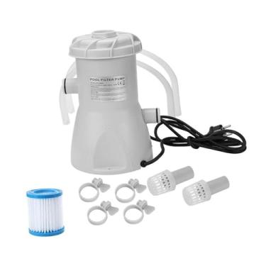 Imagem de Generic Bomba e filtro para piscina acima do solo de 530 galões, plugue de 30 W, EUA, 110 V, ferramenta de limpeza de alta eficiência