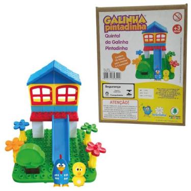 Imagem de Blocos Playset Quintal Da Galinha Pintadinha Com 25 Peças - Monte Líba
