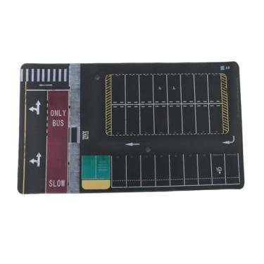 Imagem de MERIGLARE Tapete de estacionamento 1/64 para crianças, layout de fundo fotográfico de mesa, antiderrapante, para exibição de cenas de veículos, brinquedo de, Style a