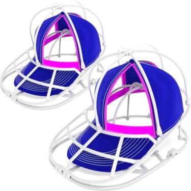 Imagem de YEENOR Gaiola de lavadora de chapéus para máquina de lavar – Rack de limpeza de boné de beisebol, lavagem de tampa esférica, pode ser lavada na lava-louças, perfeita para limpar e proteger chapéus na