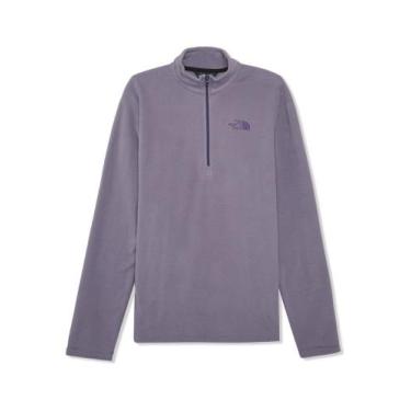 Imagem de Suéter Fleece Masculino The North Face Tka 100 Glacier 1/4 Zip, G, Lil